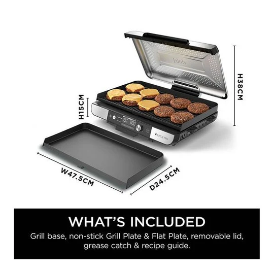 Ninja Sizzle Pro XL Indoor Grill & Flat Plate | GX101UK - Image 2