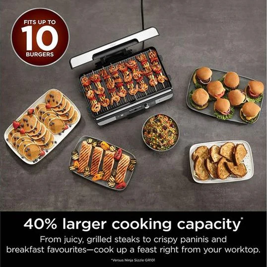 Ninja Sizzle Pro XL Indoor Grill & Flat Plate | GX101UK - Image 3