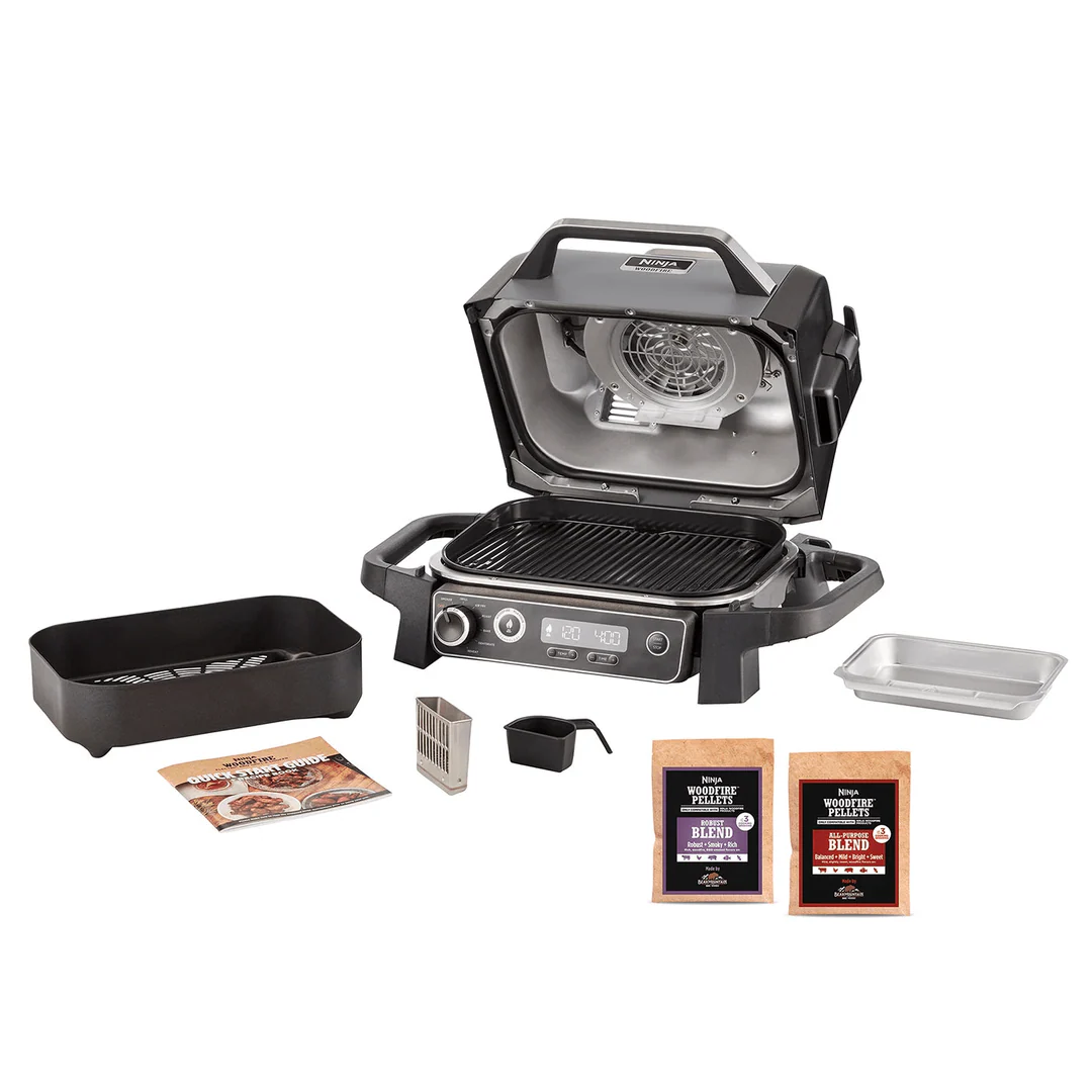Ninja Woodfire Electric Outdoor BBQ Grill & Smoker | OG701UK - Image 2