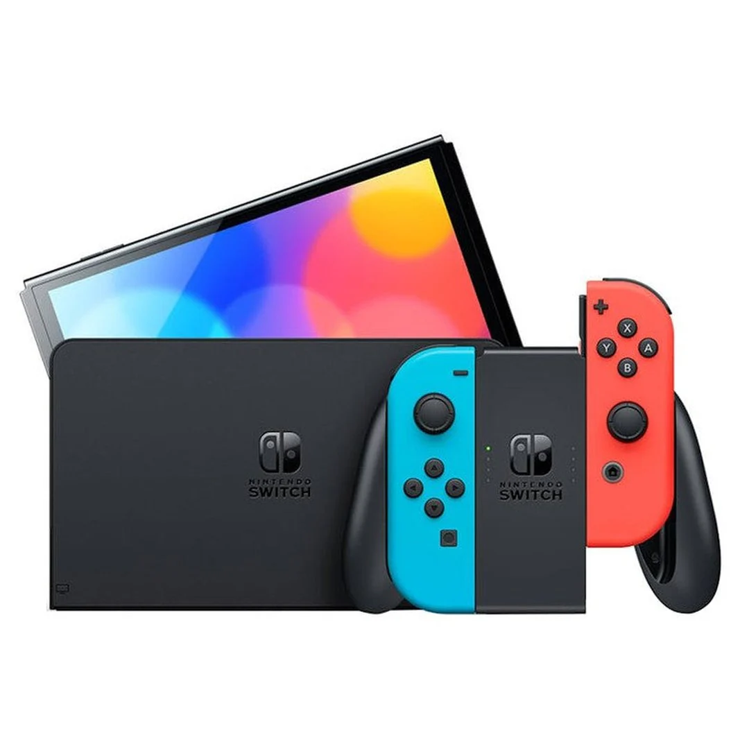 Nintendo Switch OLED Model - Neon Blue/Neon Red | 10007457 - Image 3