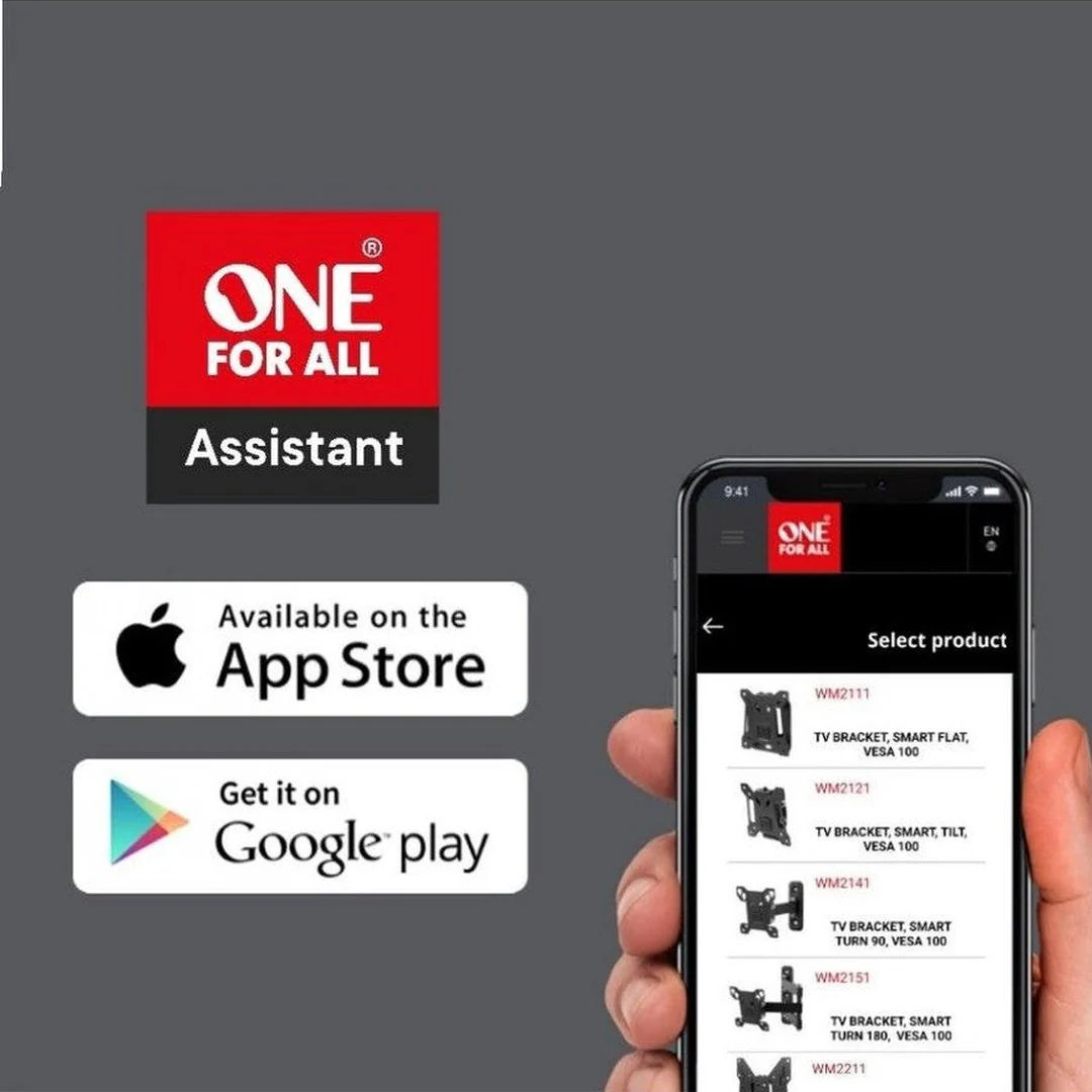 One For All Wall Mount, Ultra Slim, Tilt, Screens 13" To 43", Max Load 40kg - Image 4