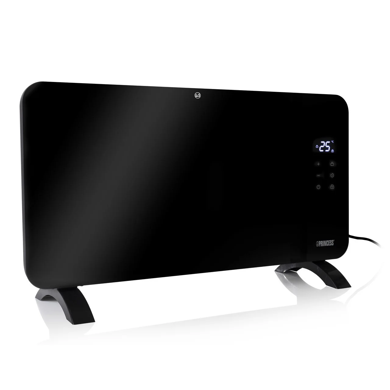 Princess 1500W Smart Glass Panel Heater Black | 01.348150.02.PRO