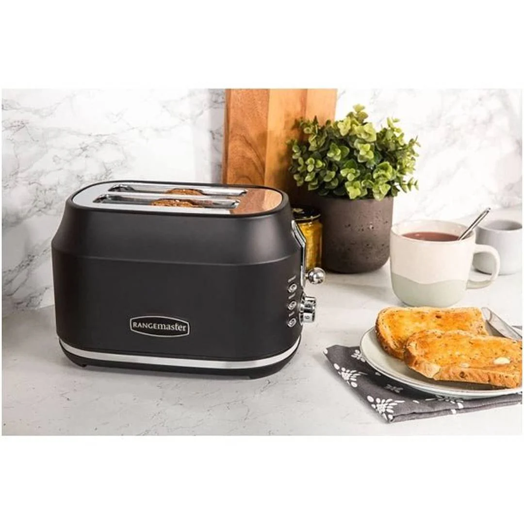 Rangemaster Classic 2 Slice Black Toaster | RMCL2S201BK - Image 4