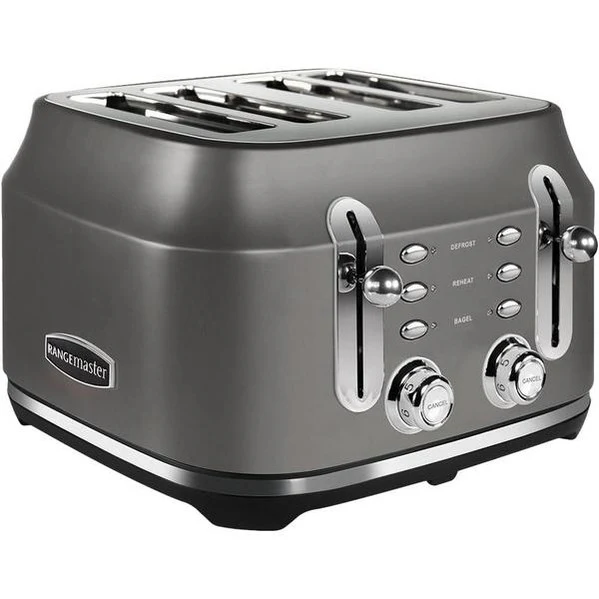 Rangemaster Classic 4 Slice Grey Toaster | RMCL4S201GY - Image 2