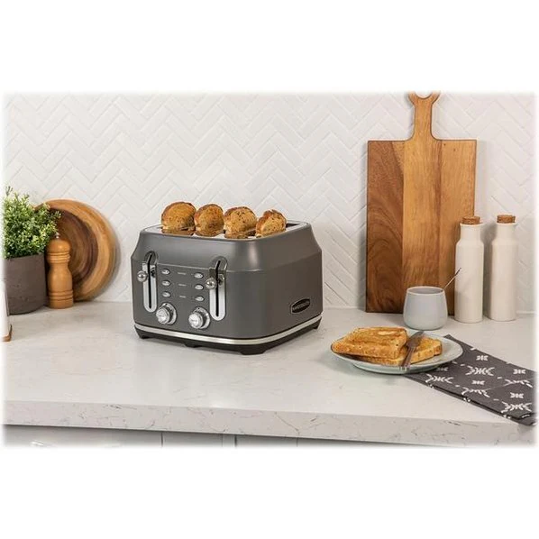 Rangemaster Classic 4 Slice Grey Toaster | RMCL4S201GY - Image 3