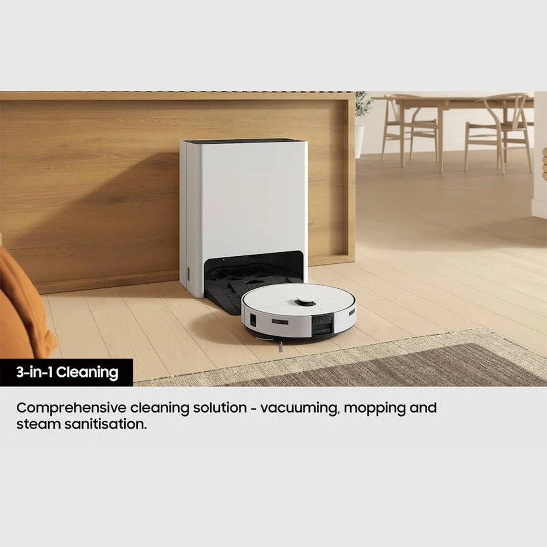 Samsung Bespoke Jet Bot Combo™ AI+ 3-in-1 Cleaning Robot Vacuum Cleaner | VR7MD97714G/EU - Image 6