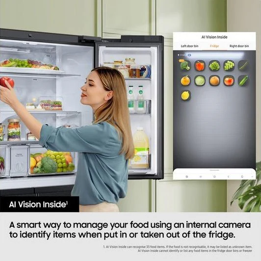 Samsung Family Hub with AI Vision Smart Fridge Freezer - Black | RF65DG9H0EB1EU - Image 6