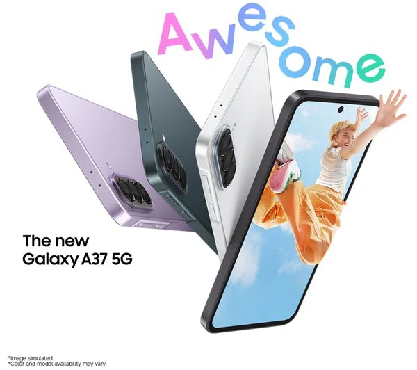 Samsung Galaxy A37 5G 256GB Smartphone | SM-A376BLVGEUB - Image 2
