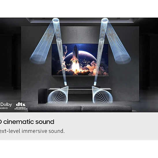 Samsung Q600F Q‑Series 3.1.2‑Channel Soundbar with Wireless Subwoofer | HW‑Q600F/XU - Image 3