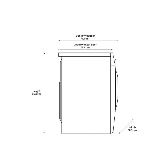 Samsung Series 5 11KG 1400RPM Freestanding Washing Machine - Black | WW11DG5B25ABEU - Image 9
