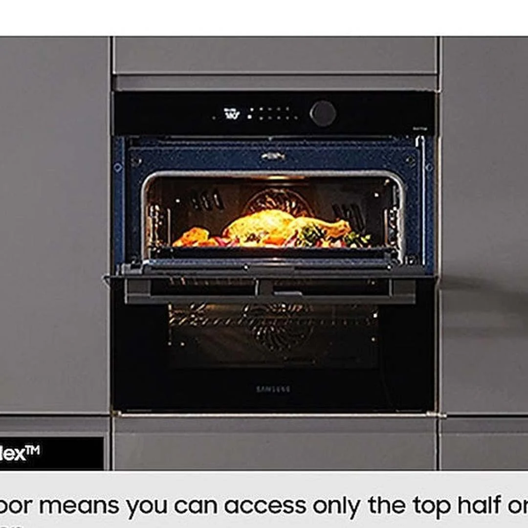Samsung Series 5 Dual Cook Flex Electric Pyrolytic Smart Oven - Black | NV7B5750TAK/U4 - Image 4