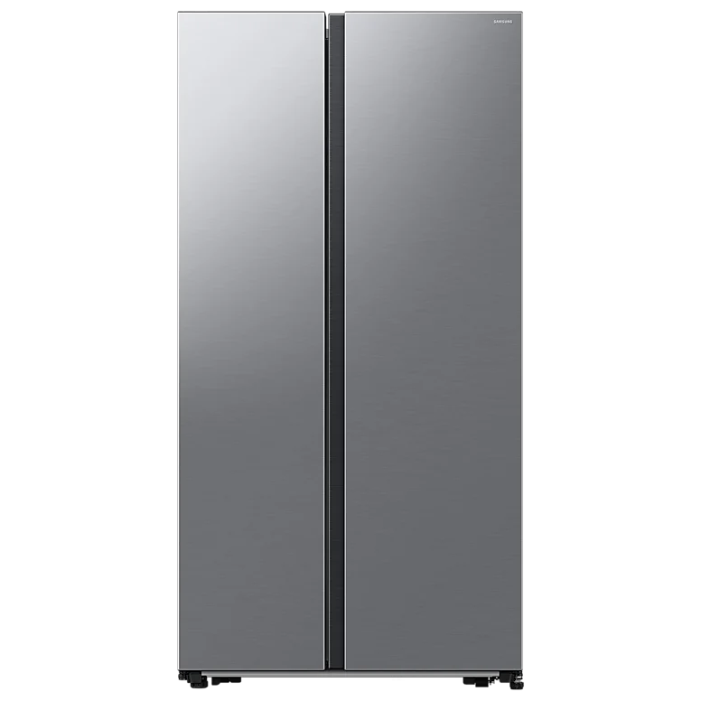 Samsung Series 6 SpaceMax™ American-Style Smart Fridge Freezer, Gentle Silver Matt | RS57DG400EM9EU