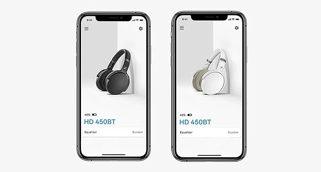 Sennheiser HD 450BT Wireless Headphones, with active noise cancellation, Black | HD450BT - Image 3
