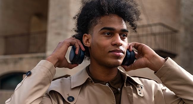 Sennheiser HD 450BT Wireless Headphones, with active noise cancellation, Black | HD450BT - Image 4