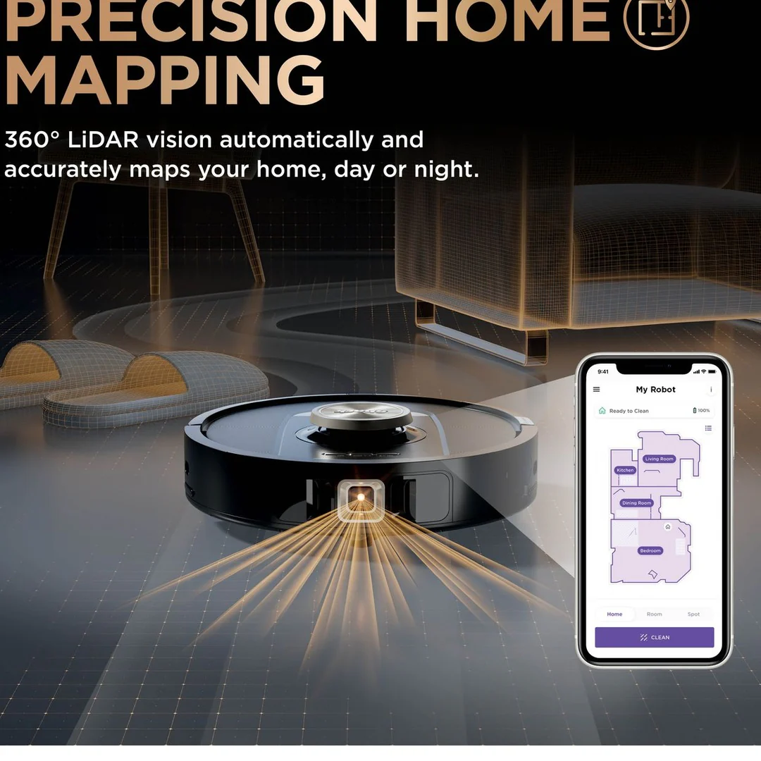 Shark 2-in-1 Self-Empty, Self-Refill & Self-Clean Robot Vacuum & Mop | RV2800ZEUK - Image 5