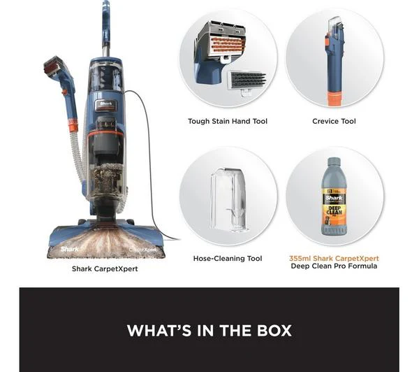 Shark CarpetXpert Deep Carpet Cleaner – Grey/Orange | EX150UK - Image 6