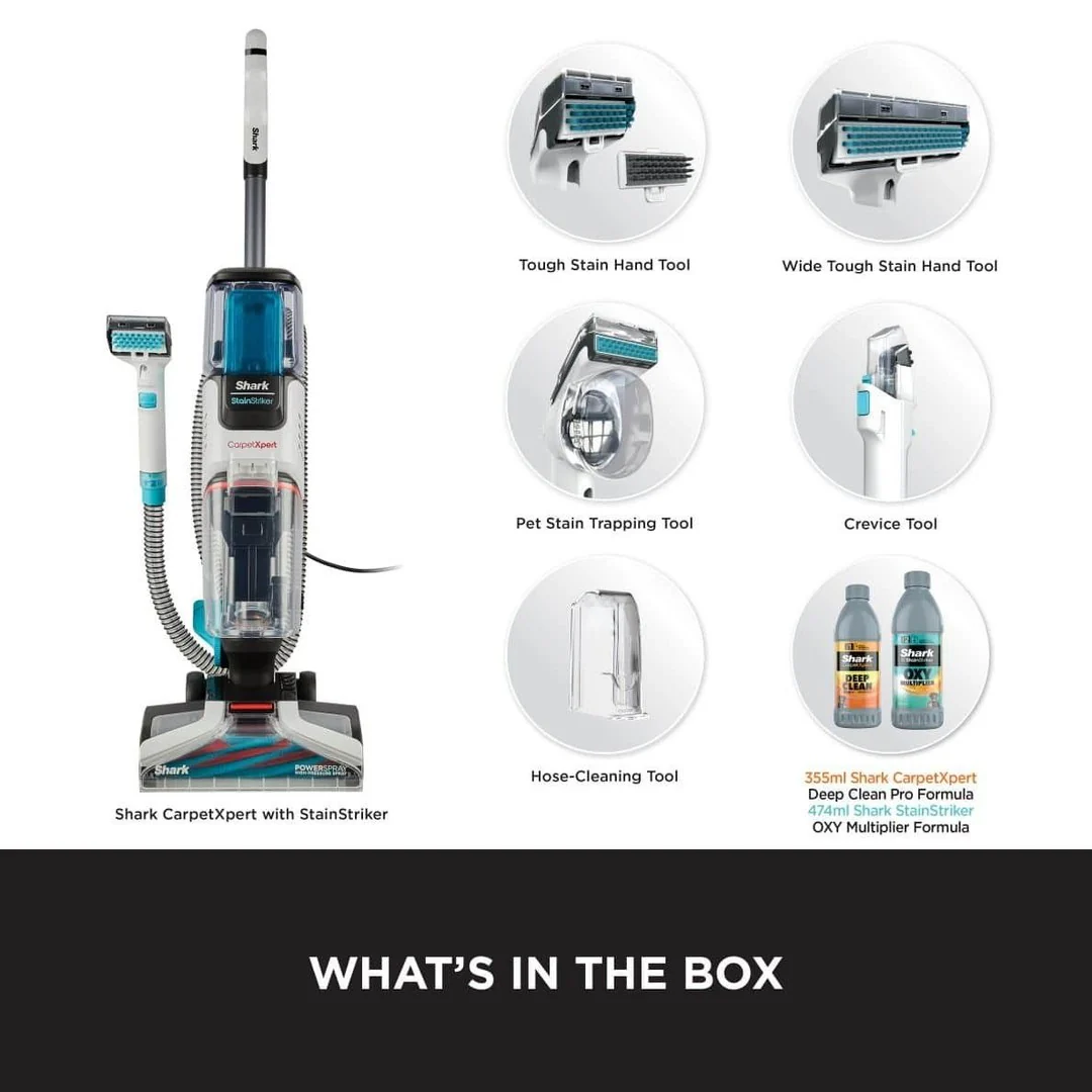 Shark CarpetXpert Deep Carpet Cleaner with Built-In StainStriker | EX200UK - Image 3