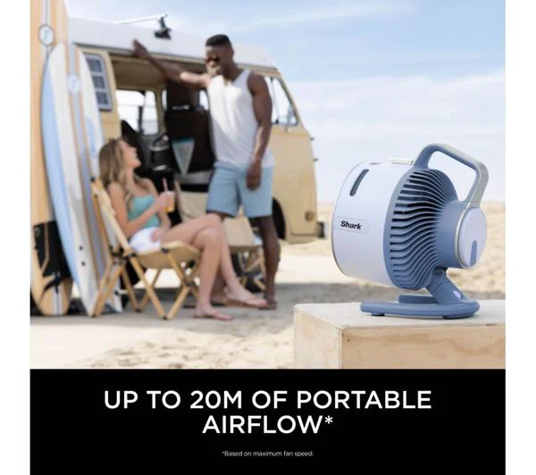 Shark FlexBreeze HydroGo Misting Fan – Glacier Blue | FA050UKBL - Image 5