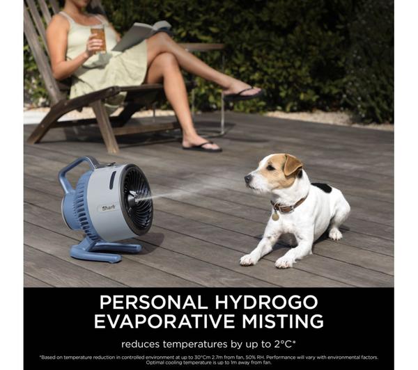 Shark FlexBreeze HydroGo Misting Fan – Glacier Blue | FA050UKBL - Image 6