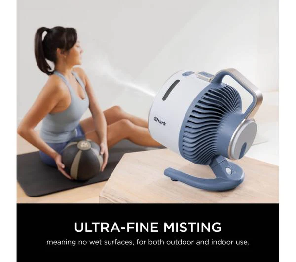 Shark FlexBreeze HydroGo Misting Fan – Glacier Blue | FA050UKBL - Image 7