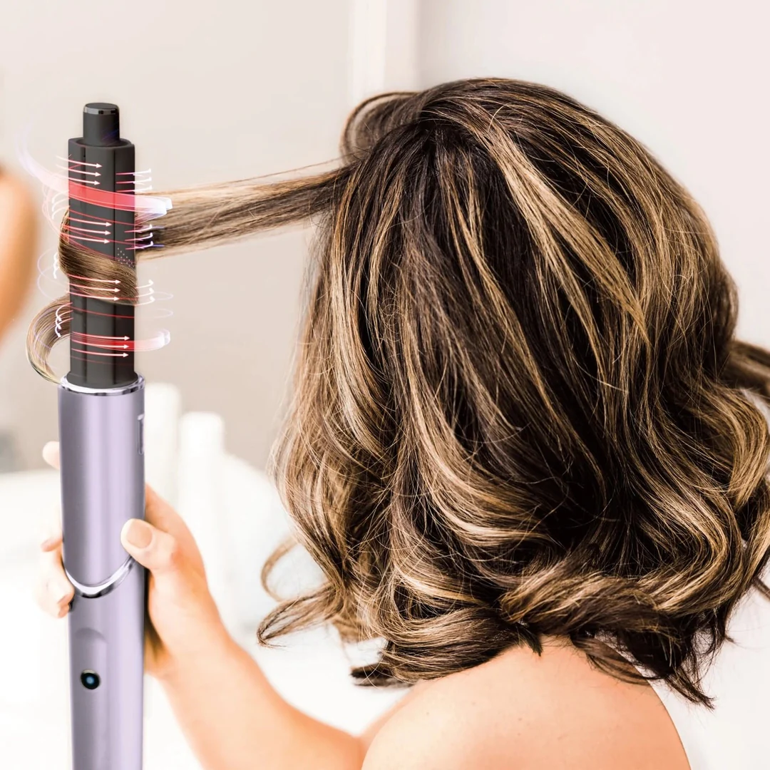 Shark FlexStyle 5 in 1 Air Styler and Hair Dryer with Storage Case - Lilac Frost | HD440PLUK - Image 4