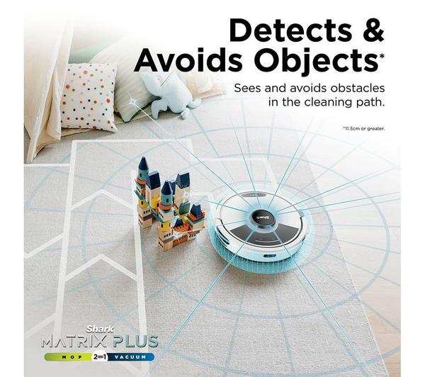 Shark Matrix Plus 2-in-1 Robot Vacuum & Mop – White | RV2620WDUKWH - Image 11
