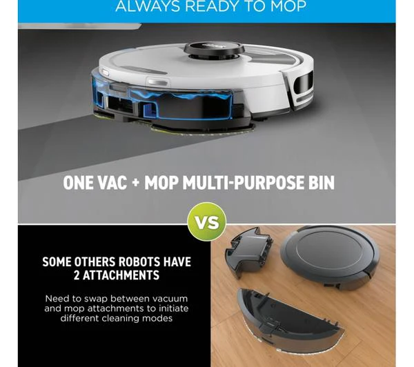 Shark Matrix Plus 2-in-1 Self-Empty Robot Vacuum & Mop | RV2620WAUKWH - Image 3