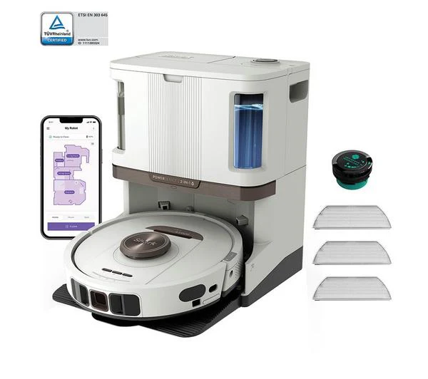 Shark PowerDetect NeverTouch Pro 2-in-1 Robot Vacuum & Mop – Self-Empty, Self-Refill, Self-Clean | RV2800ZEUKWH - Image 2