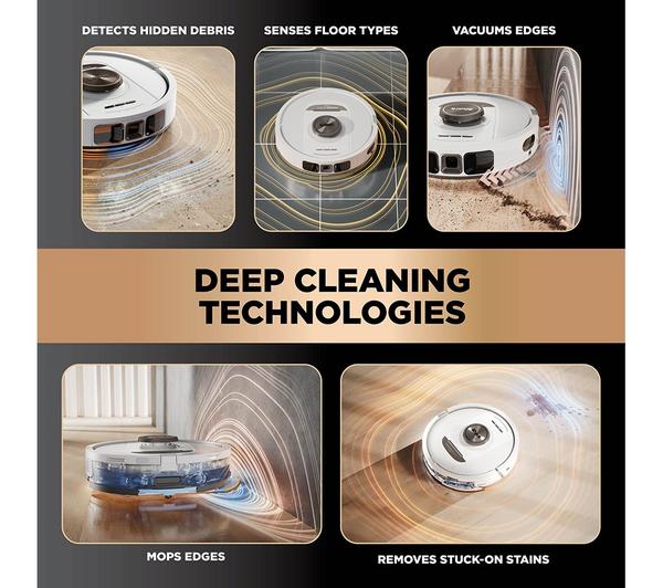 Shark PowerDetect NeverTouch Pro 2-in-1 Robot Vacuum & Mop – Self-Empty, Self-Refill, Self-Clean | RV2800ZEUKWH - Image 3