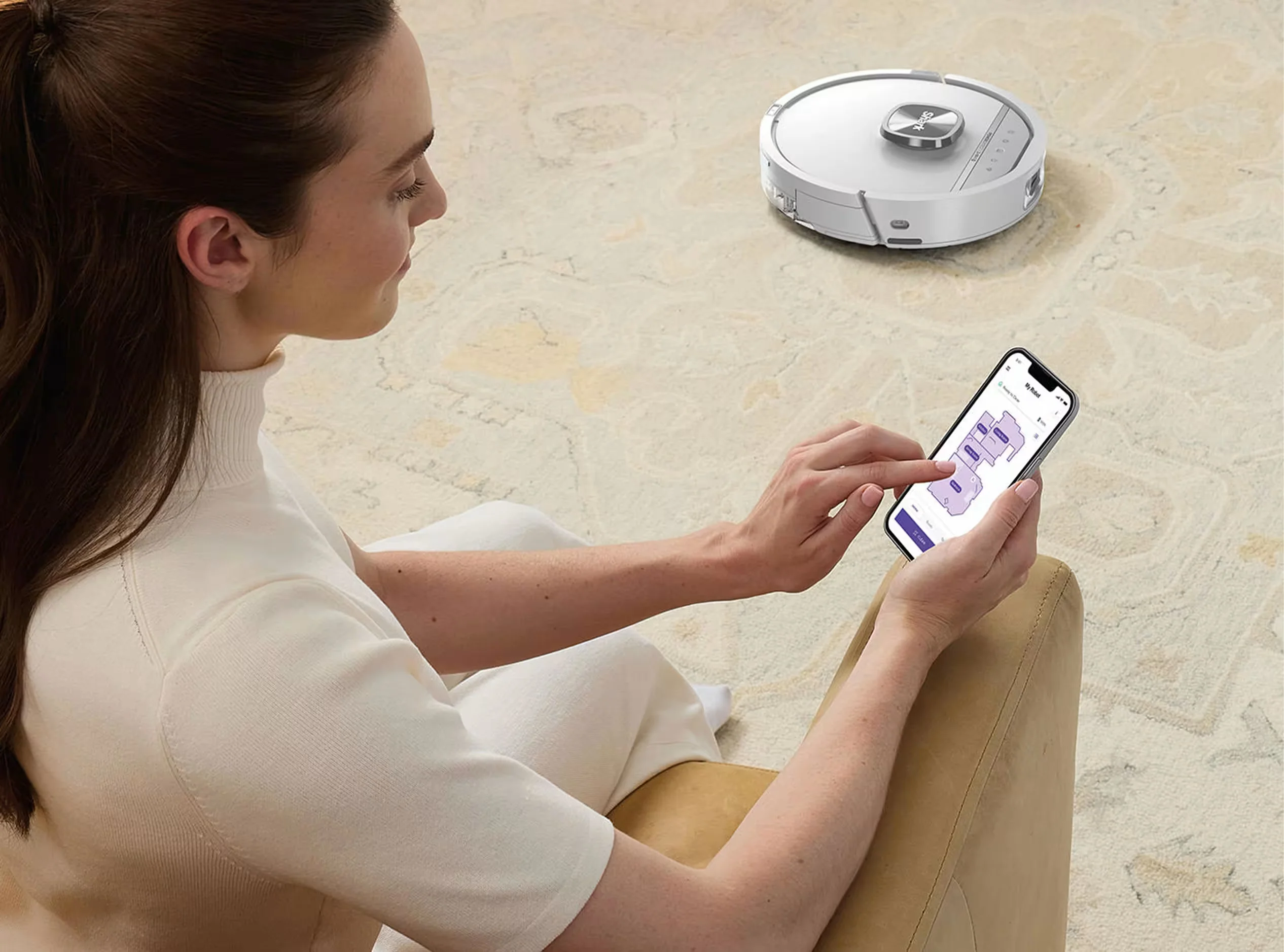 Shark PowerDetect UV Reveal 2-in-1 Robot Vacuum & Mop – Black | RV3000XEUK - Image 7
