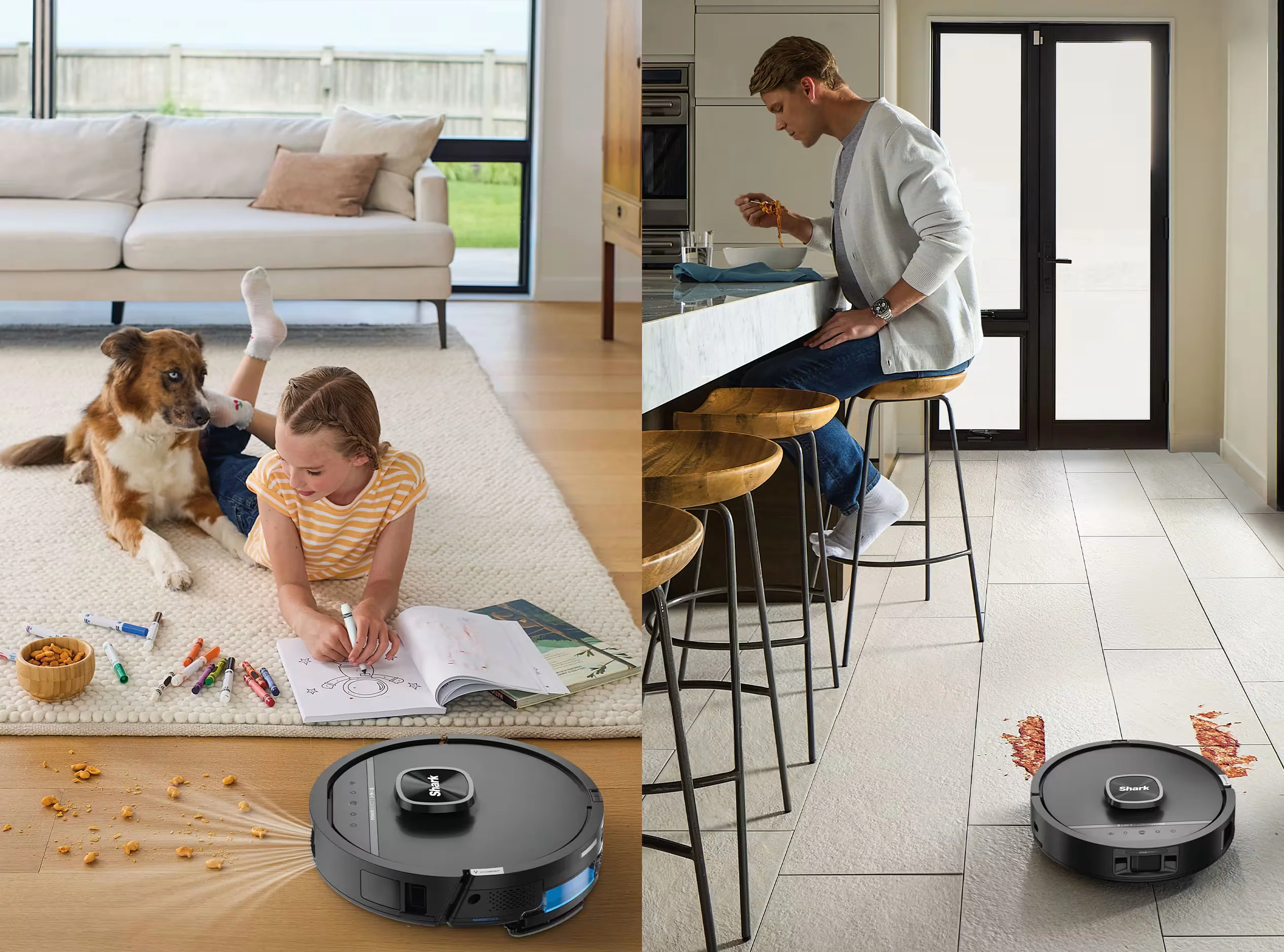 Shark PowerDetect UV Reveal 2-in-1 Robot Vacuum & Mop – Black | RV3000XEUK - Image 8
