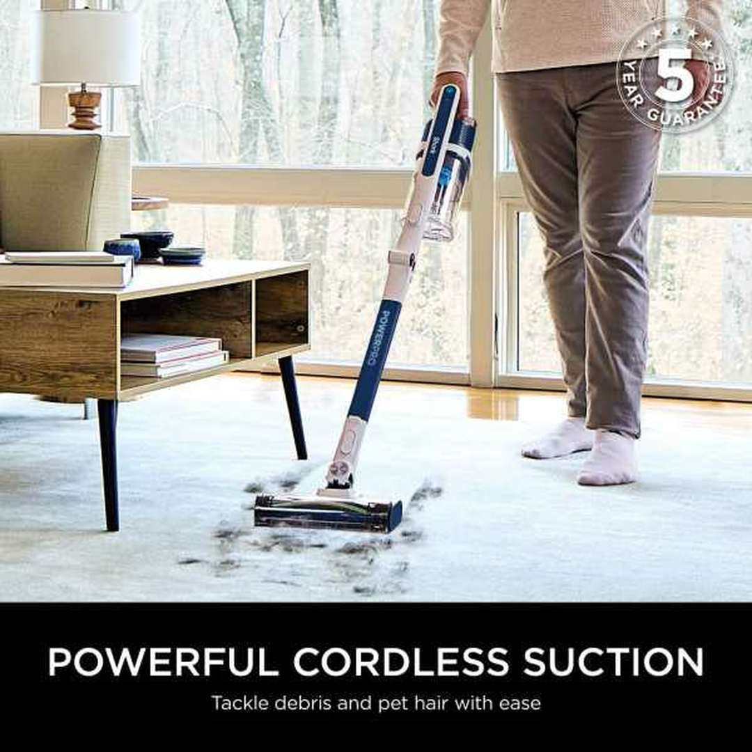 Shark PowerPro Cordless Stick Vacuum - Navy Metallic | IZ380UK - Image 3