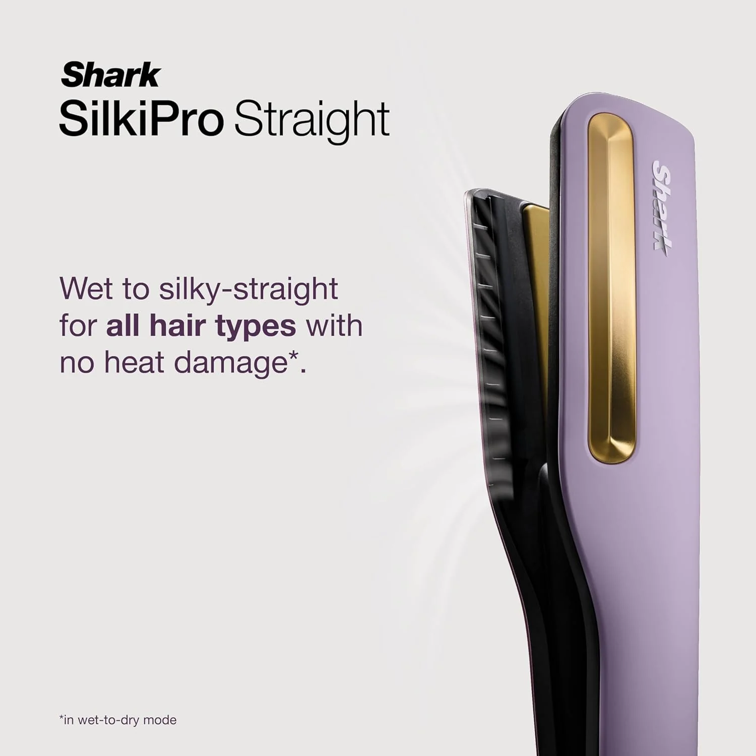Shark SilkiPro Ceramic Hair Straightener & Dryer | HT401UKPU - Image 2