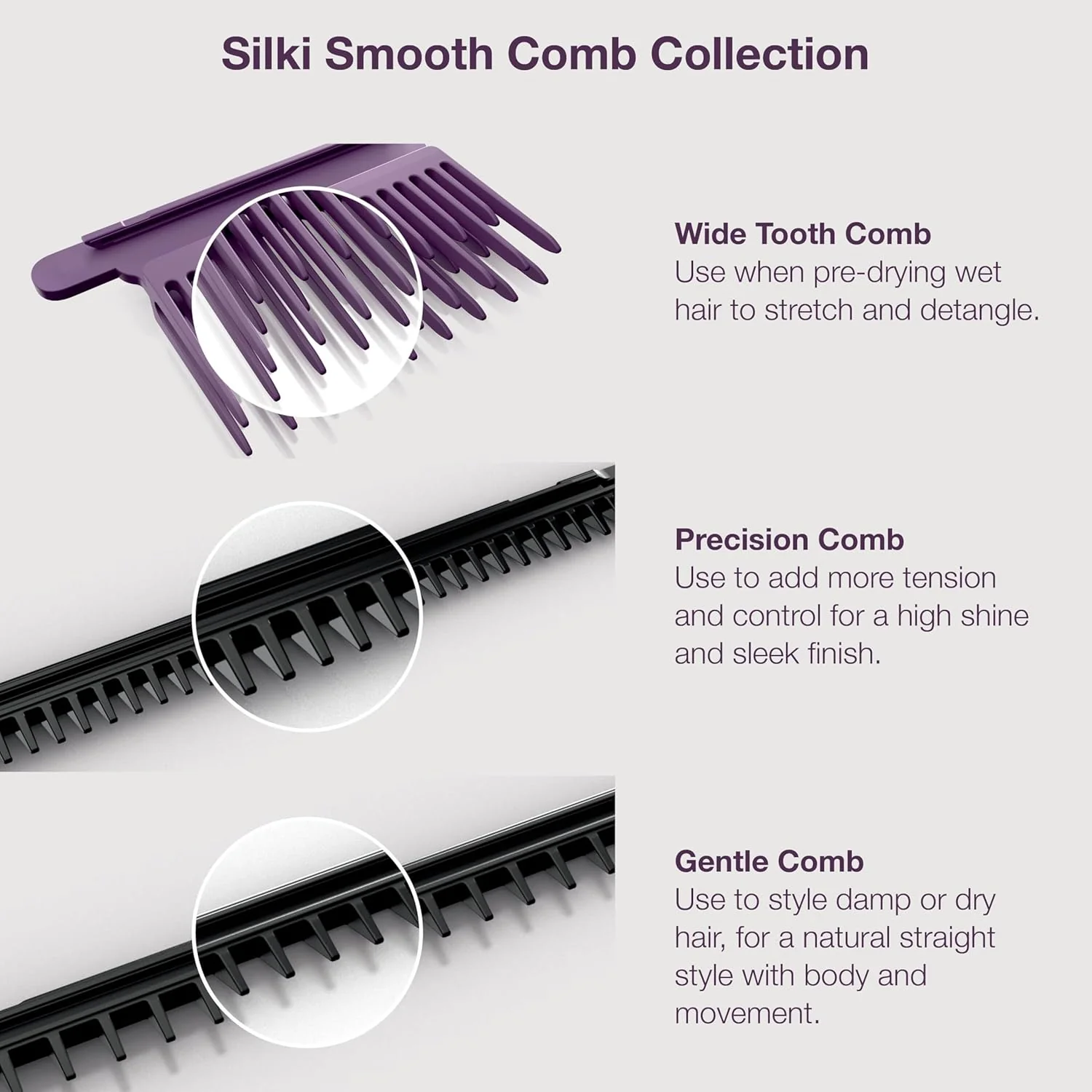 Shark SilkiPro Ceramic Hair Straightener & Dryer | HT401UKPU - Image 5