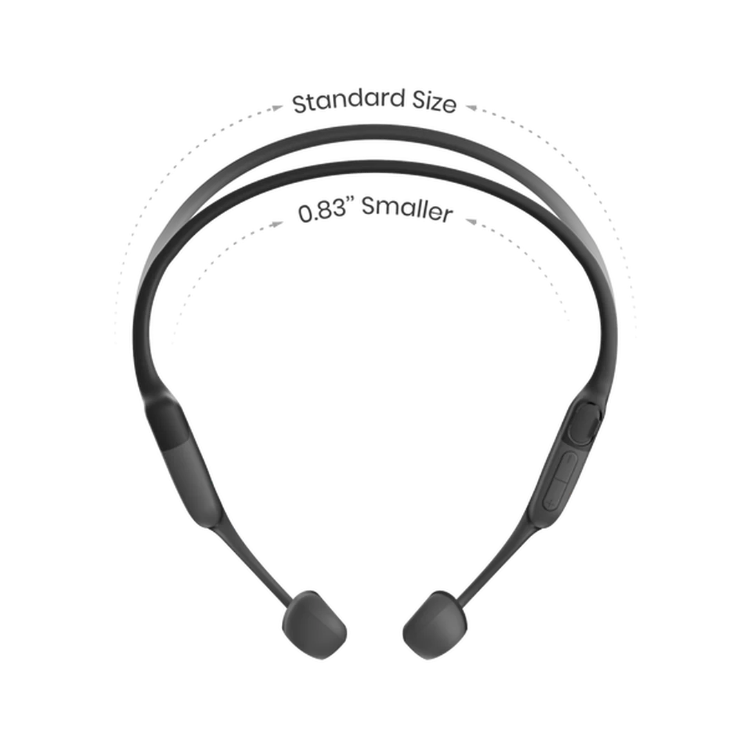 Shokz OpenRun Mini Bone Conduction Wireless Sport Headphones – Cosmic Black | 38-S806-MN-BK - Image 3