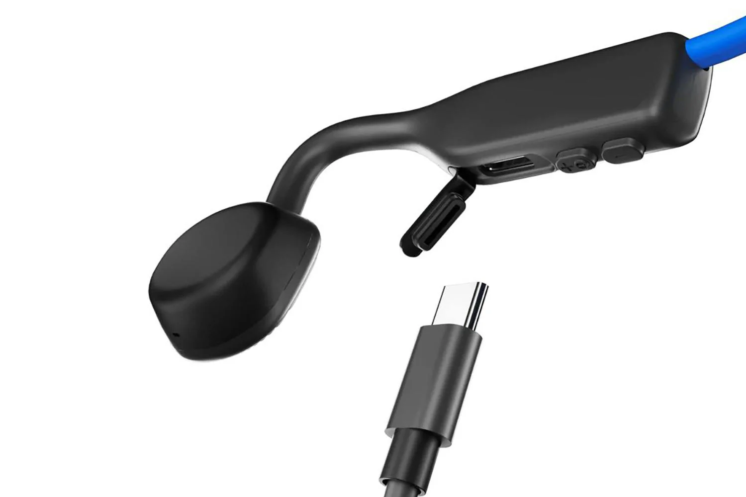 Shokz OpeMove Blue Bone Conduction Sports Headphones | 38-S661BL - Image 4