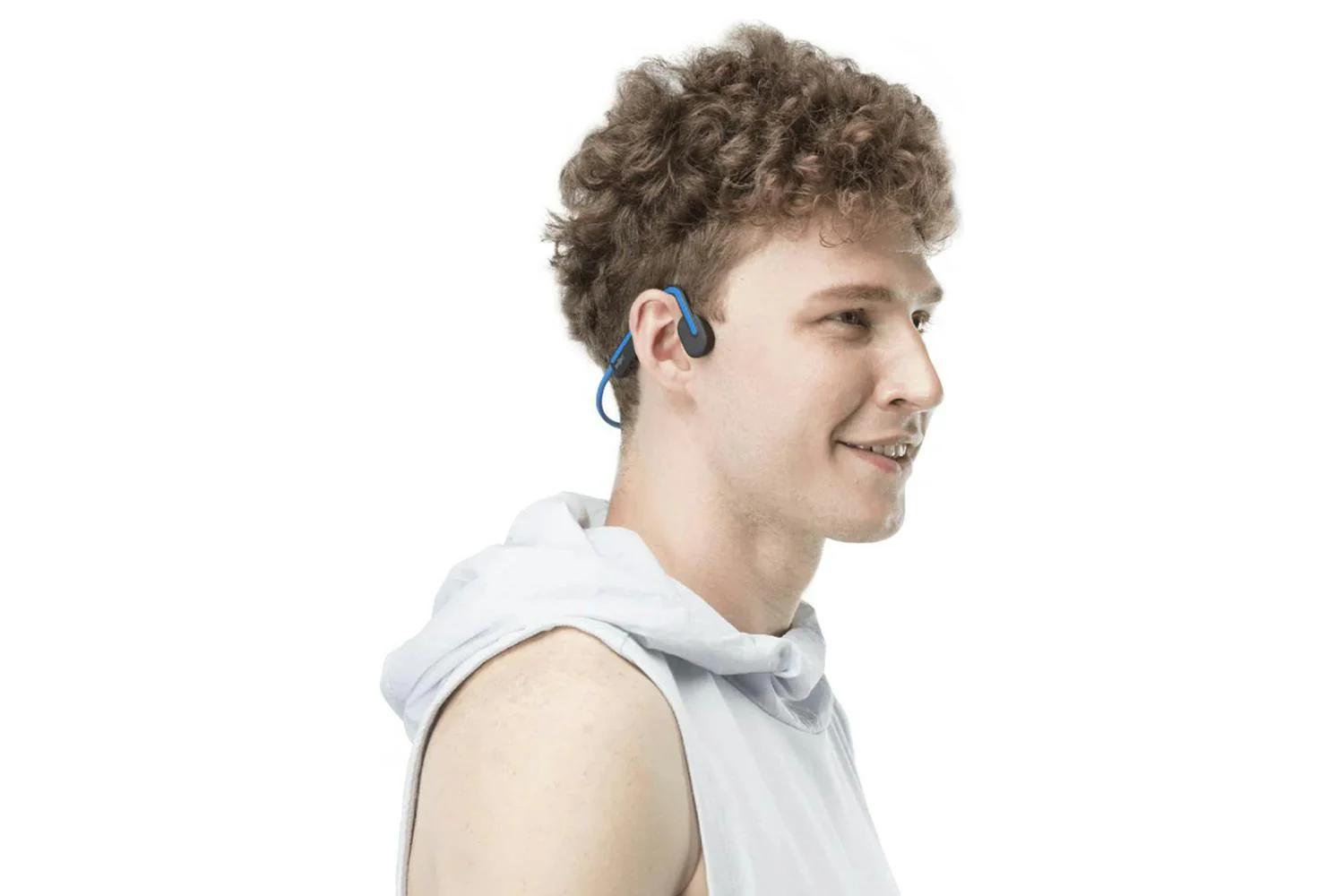 Shokz OpeMove Blue Bone Conduction Sports Headphones | 38-S661BL - Image 5
