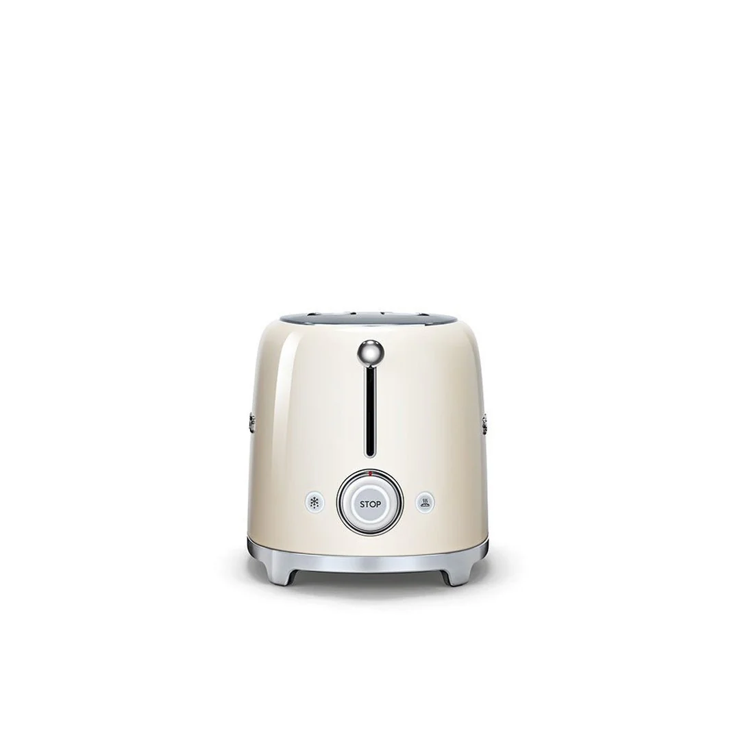 Smeg 50's Retro Style 2 Slice Toaster | Cream - Image 2