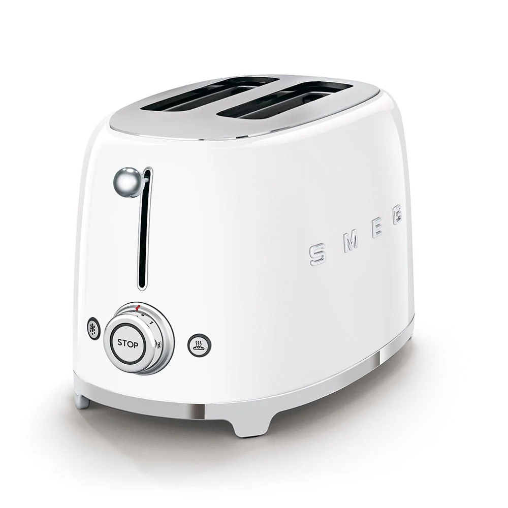 Smeg 50's Retro Style 2 Slice Toaster | White - Image 2