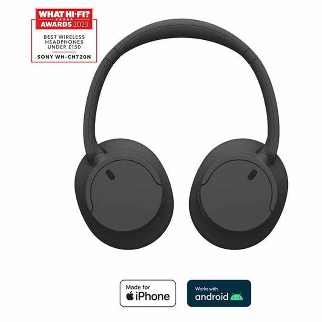 Sony Noise Cancelling Wireless Bluetooth Headphones Black | WHCH720NBCE7 - Image 4