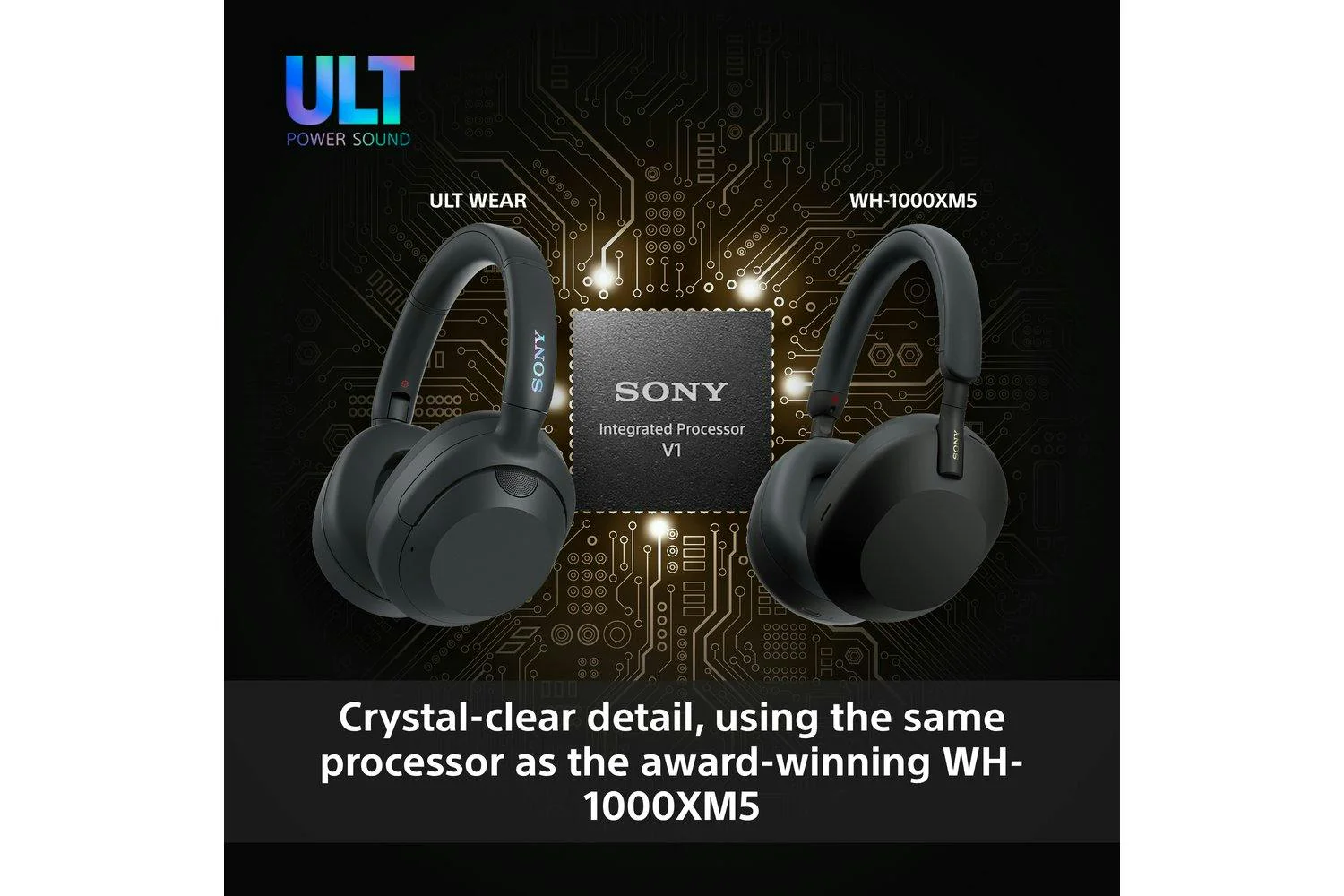 Sony ULT WEAR Over-Ear Wireless Noise Cancelling Headphones – Forest Grey | WH-ULT900N - Image 4