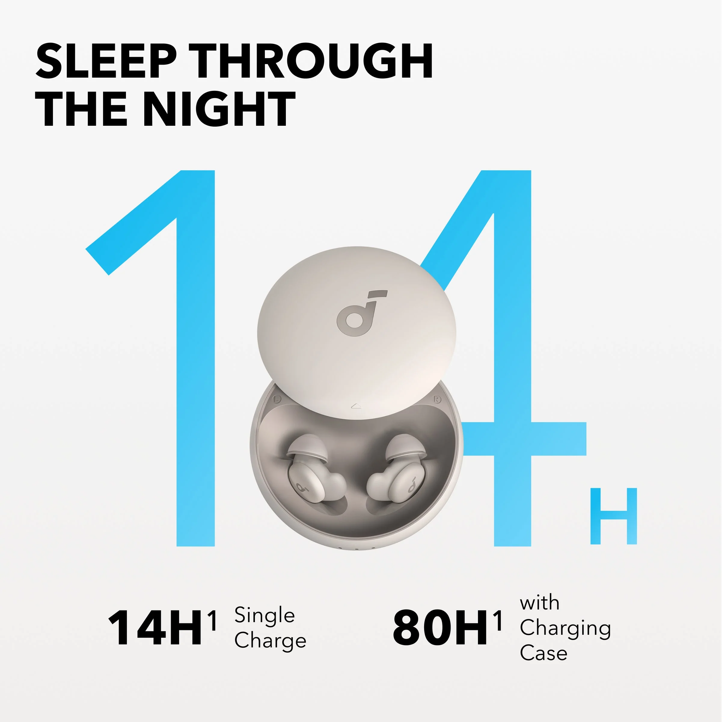 Soundcore Sleep A20 Wireless Sleep Earbuds – Slumber Beige - Image 5