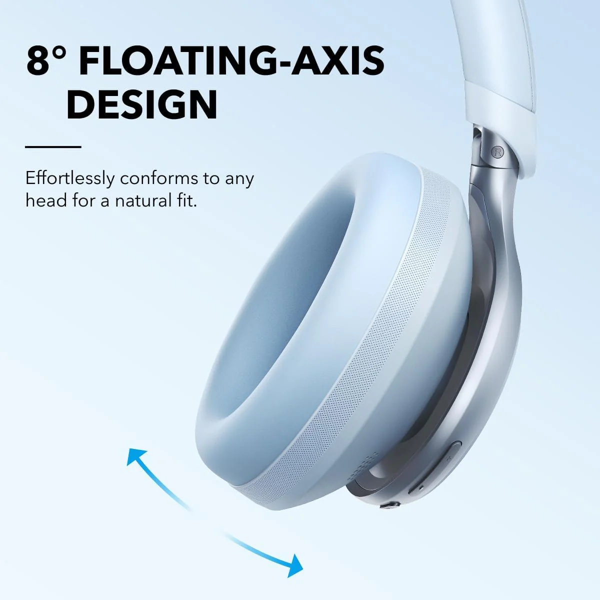 Soundcore Space One Adaptive ANC Headphones - Blue | A3035G31 - Image 4