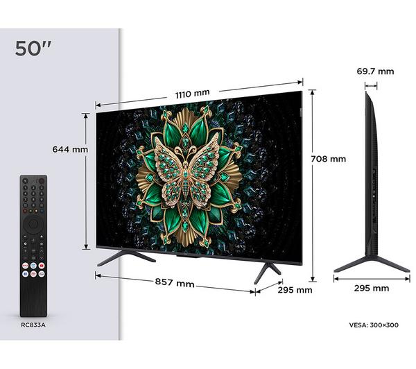 TCL 50" 144Hz Mini LED Google TV | 50C6K - Image 8