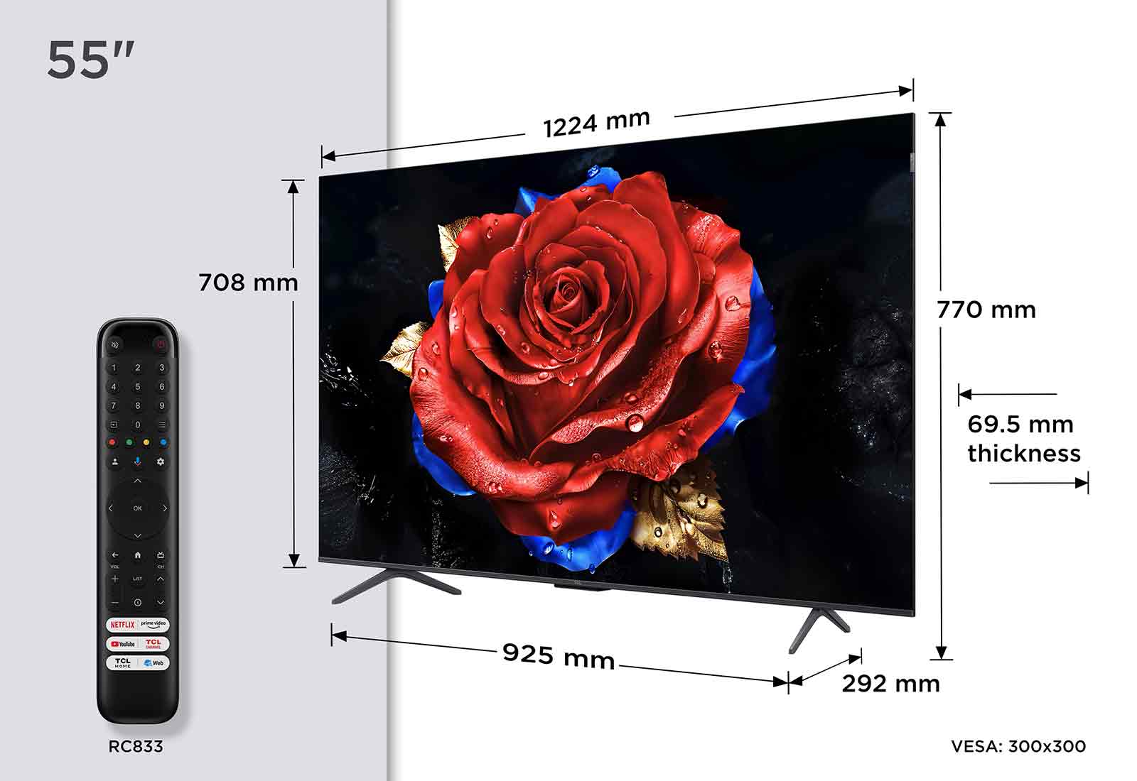 TCL 55" 144Hz Smart Google TV | 55T8C - Image 9