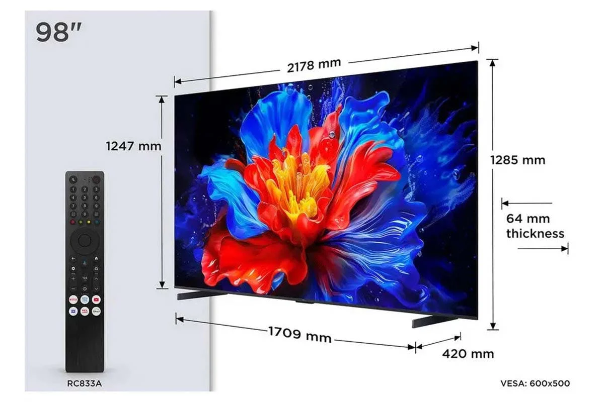 TCL 98" 144Hz Smart Google TV | 98T8C - Image 2