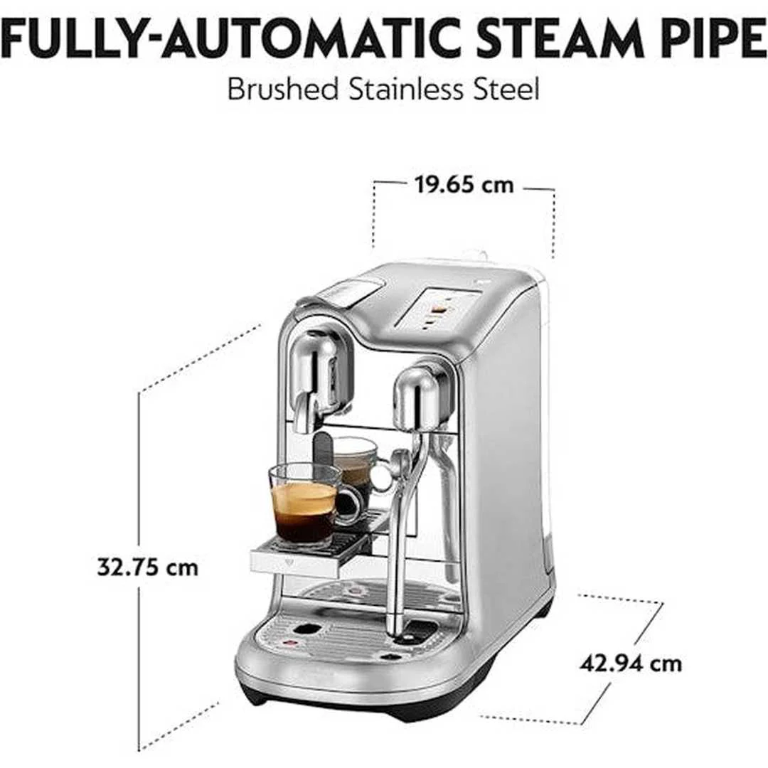The Creatista Pro Nespresso Coffee Machine by Sage | SNE900BSS4GUK1 - Image 4