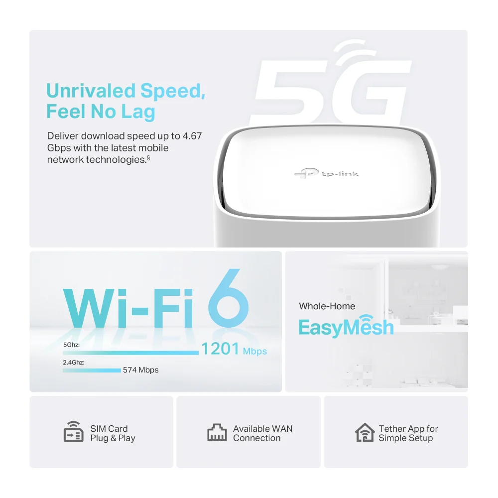 TP‑Link Archer NX200 5G AX1800 Wi‑Fi 6 Router | Archer NX200 - Image 4