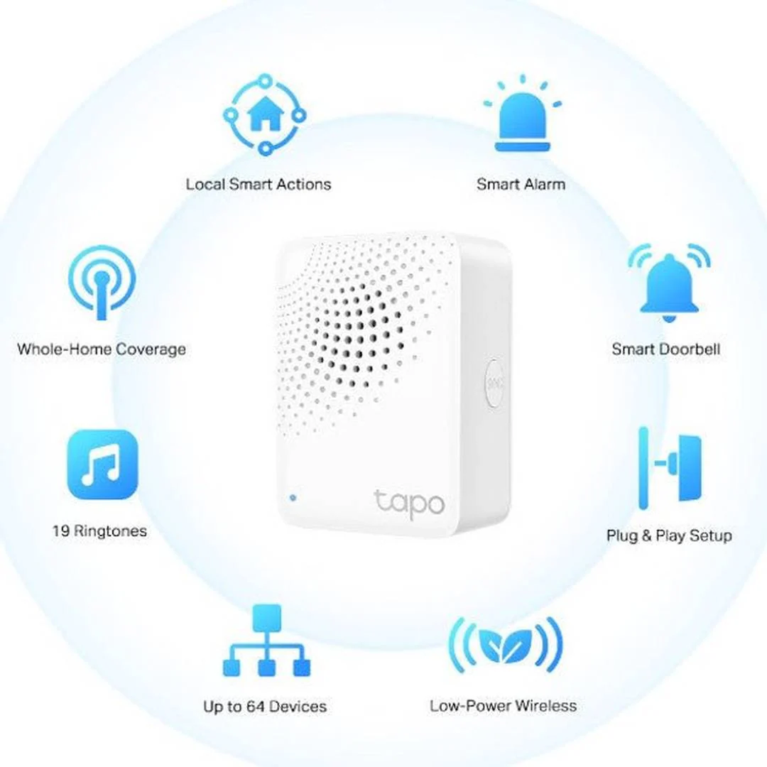 TP-Link Tapo Smart Hub with Chime | TAPO H100 - Image 2