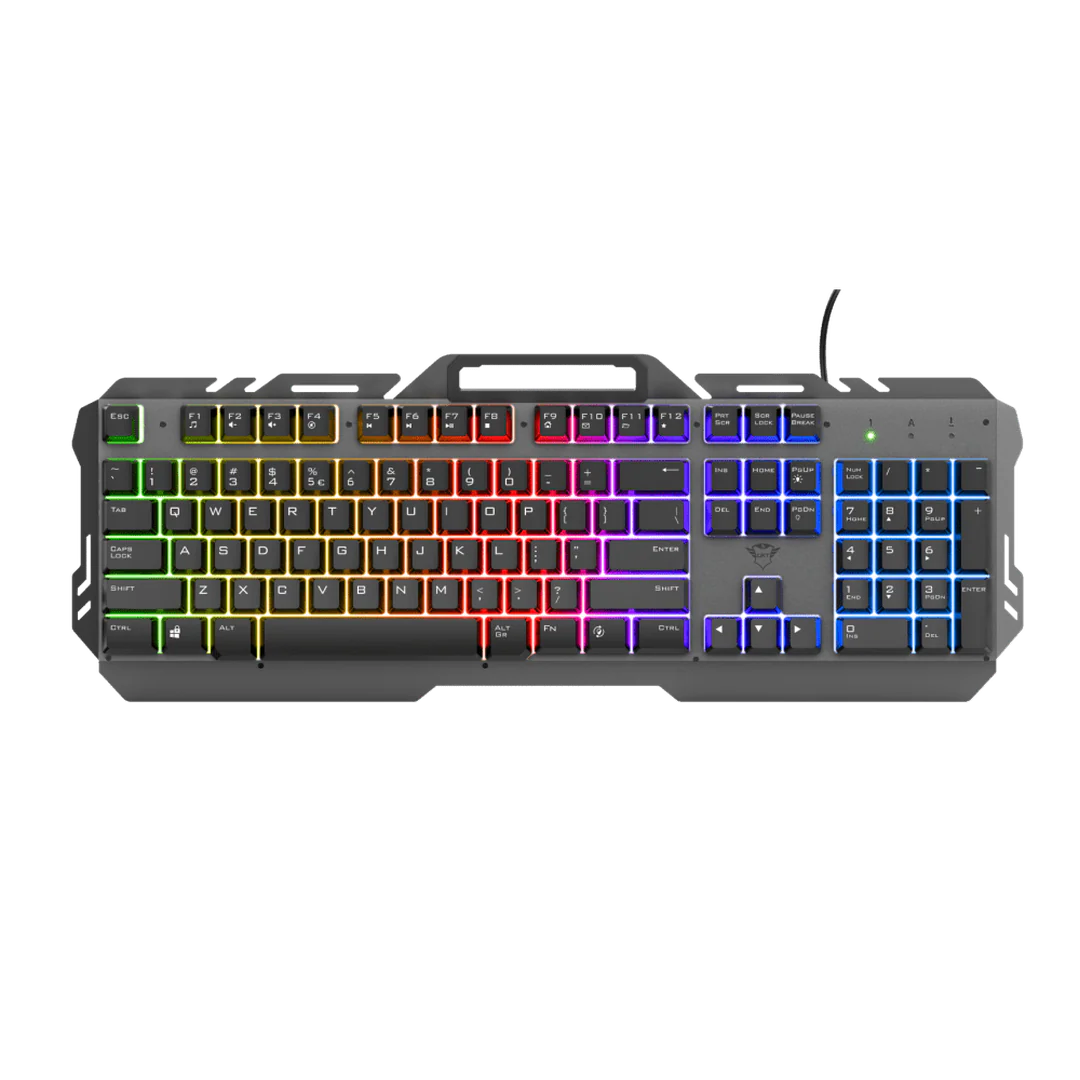 Trust GXT853 Esca Metal Rainbow Gaming Keyboard - Image 3